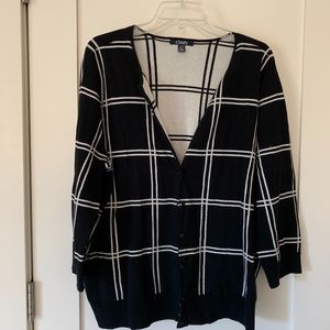 CHAPS RALPH LAUREN WOMEN’S PLAID SWEATER 2X